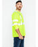 Image #3 - Hawx Men's Reflective Long Sleeve Work Tee, Yellow, hi-res