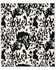 Image #2 - Carstens Home Wrangler Cow Print Blanket, Black, hi-res