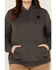 Image #3 - Carhartt Women's Relaxed Fit Midweight Logo Hooded Work Sweatshirt - Plus, Black, hi-res