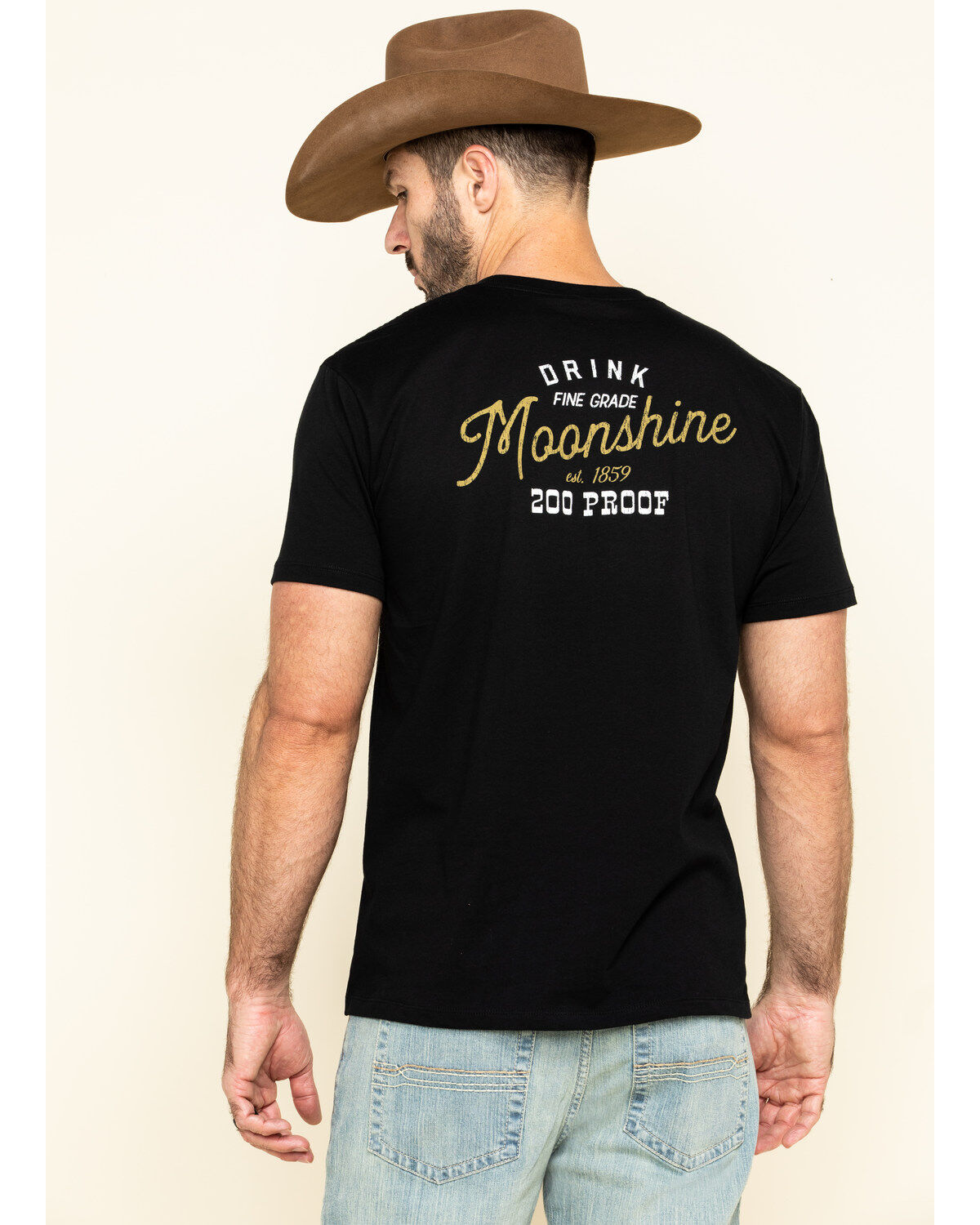 Image #2 - Moonshine Spirit Men's Black Provisions Graphic Short Sleeve T-Shirt , , hi-res