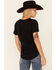Image #4 - Ariat Women's Viva Mexico Logo Graphic Tee, Black, hi-res