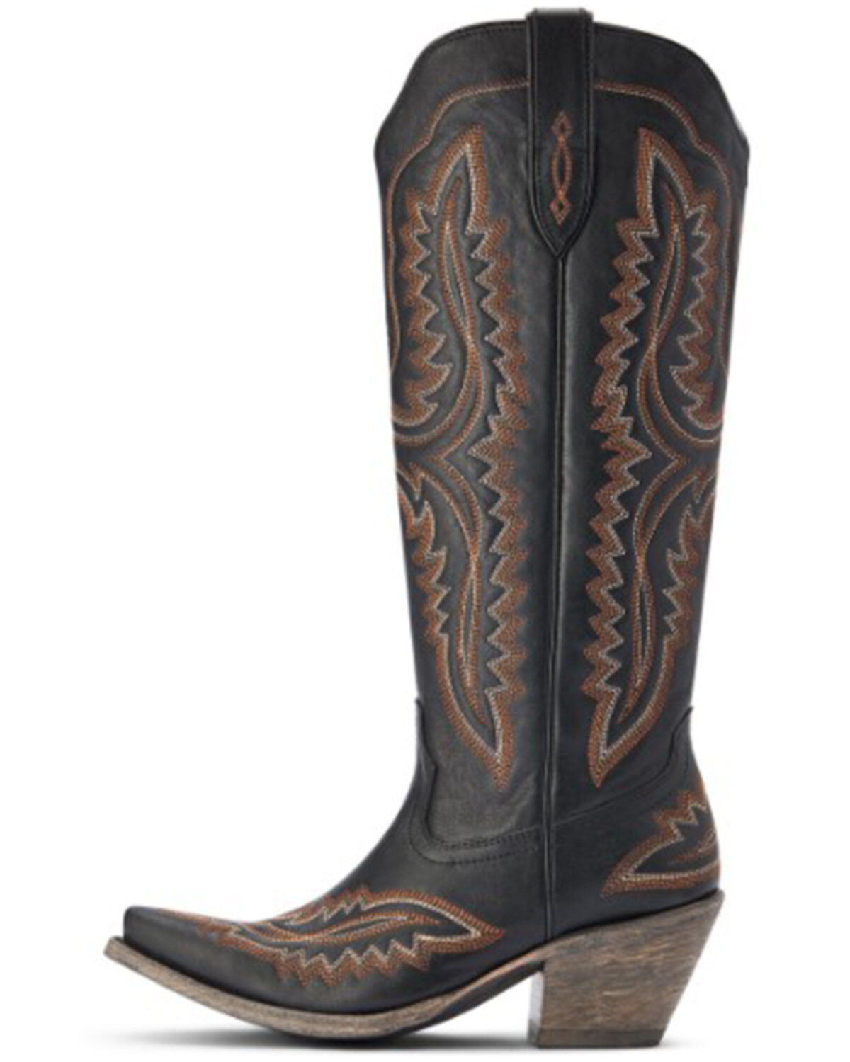 Image #2 - Ariat Women's Casanova Western Fashion Boots - Snip Toe, Black, hi-res