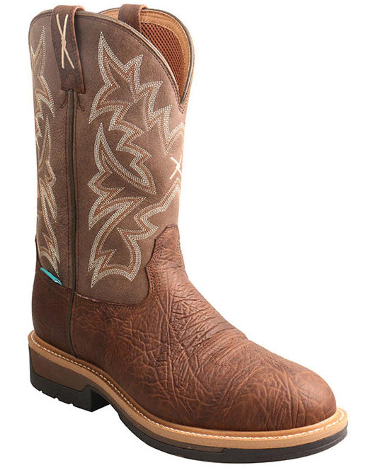 insulated western work boots