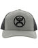 Image #3 - Hooey Men's Classic Embroidered Logo Trucker Cap, Grey, hi-res