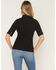 Image #4 - Idyllwind Women's Cora Knit Polo Shirt, Black, hi-res