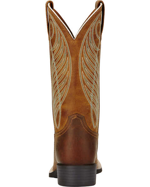 Image #10 - Ariat Women's Round Up Western Boots - Square Toe, Brown, hi-res