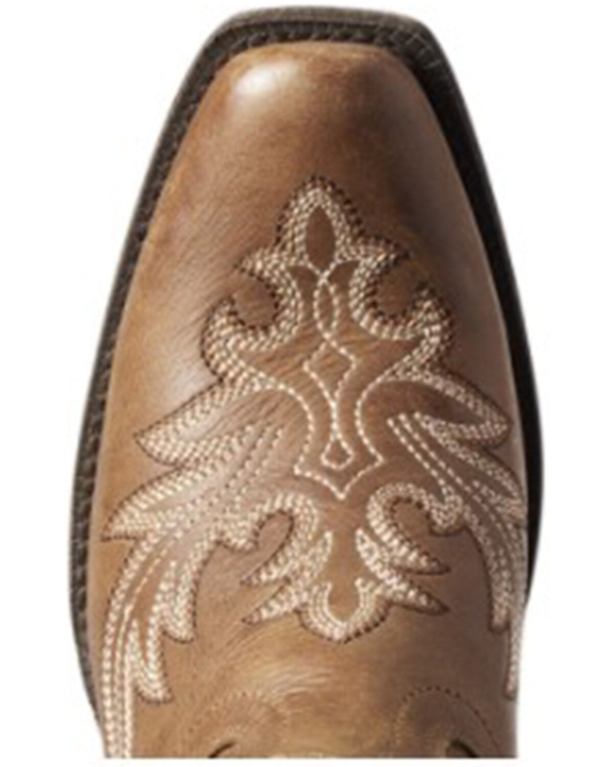 Image #4 - Ariat Women's Natural Tan Circuit Rosewood Full-Grain Western Boot - Square Toe, Brown, hi-res
