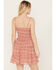 Image #4 - Trixxi Women's Floral Printed Mini Dress, Pink, hi-res