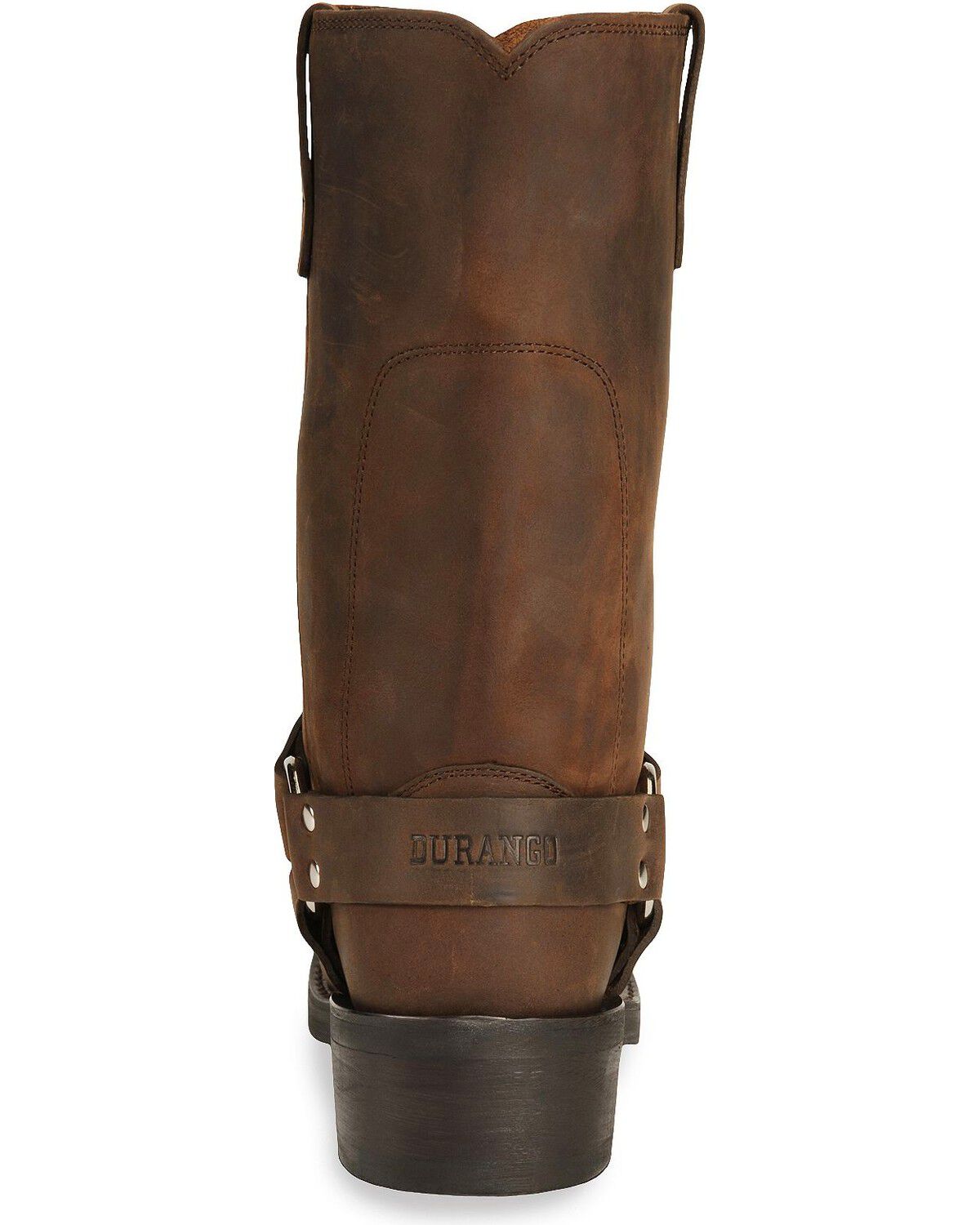 Image #8 - Durango Men's Harness Motorcycle Boots, Distressed, hi-res