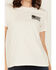 Image #3 - Boot Barn Women's An American Tradition Short Sleeve Fitted Graphic Tee, Off White, hi-res