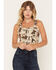 Image #1 - Blue B Women's Western Jacquard Buckle Bustier, Natural, hi-res