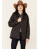 Image #1 - Ariat Women's Solid Grizzly Poly-Fill Canvas Jacket, Charcoal, hi-res