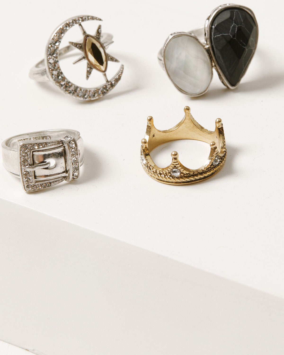 Image #1 - Lainey Wilson Women's Ring Set - 4 Piece, Multi, hi-res