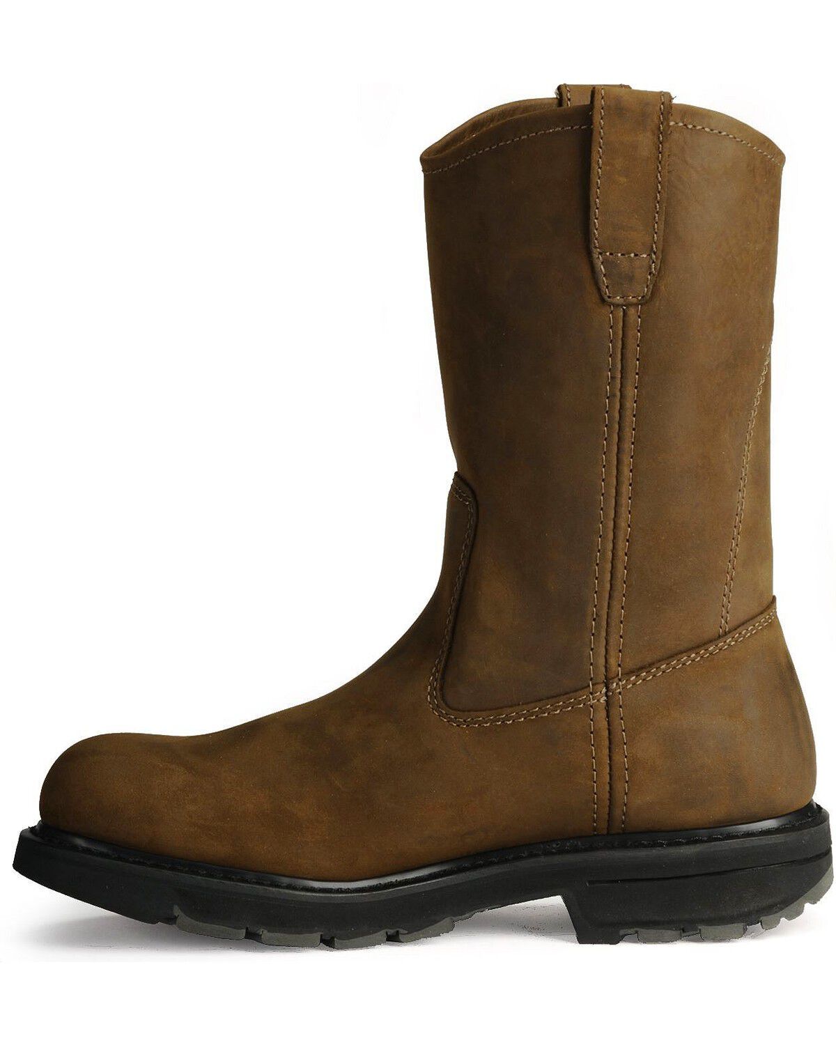 Image #8 - Wolverine Men's Plain Toe Slip Resistant Wellington Boots, Brown, hi-res