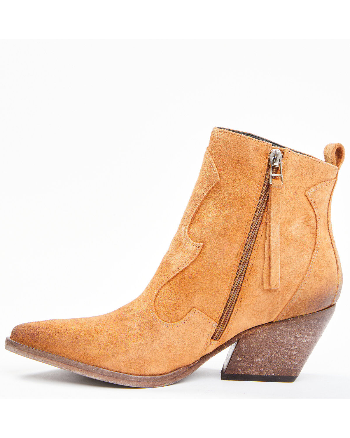 Image #3 - Golo Shoes Women's Lasso Fashion Booties - Round Toe, Camel, hi-res