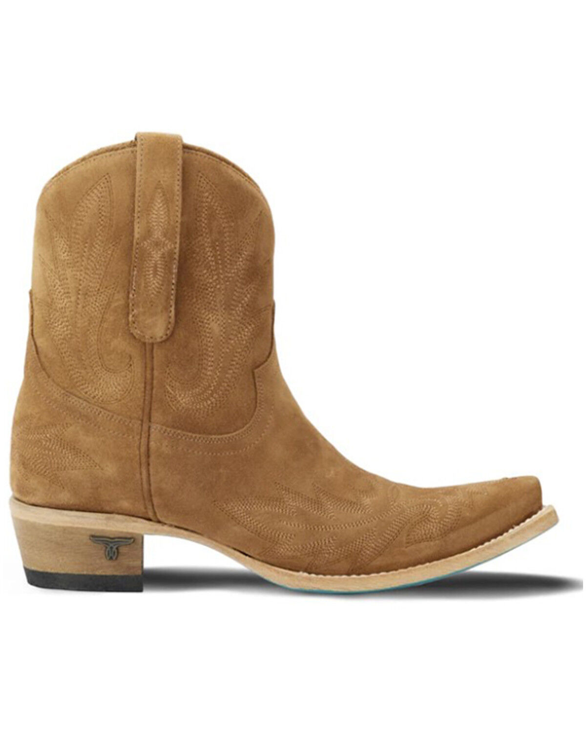 Product Name:  Lane Women's Lexington Suede Western Booties - Snip Toe