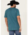 Image #4 - Cinch Men's Southwestern Print Logo Short Sleeve Graphic T-Shirt, Teal, hi-res
