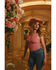 Image #2 - Idyllwind Women's Nash Rhinestone Chain Ribbed Tank, Pink, hi-res