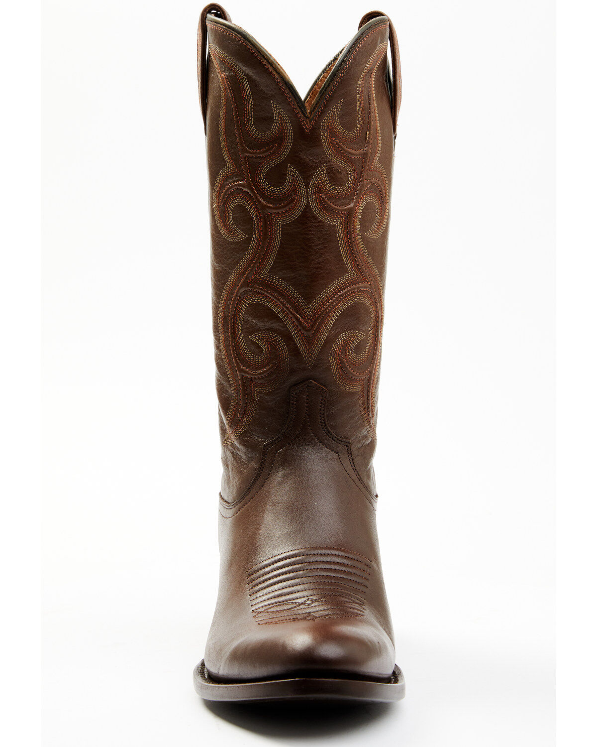 Image #4 - Lucchese Men's Espresso Smooth Western Boots - Round Toe, Dark Brown, hi-res