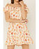 Image #3 - Sadie & Sage Women's Floral Print Moments of Joy Peplum Mini Dress, Yellow, hi-res