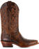 Moonshine Spirit Men's Square Toe Western Boots, Brown, hi-res