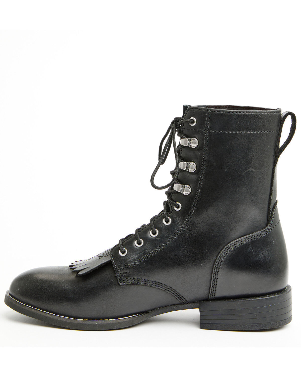 Image #3 - Cody James Men's Highland Lace-Up Boots - Round Toe, Black, hi-res