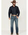 Image #1 - Ariat Men's M4 Legacy Relaxed Bootcut Stretch Denim Jeans Jeans, Blue, hi-res