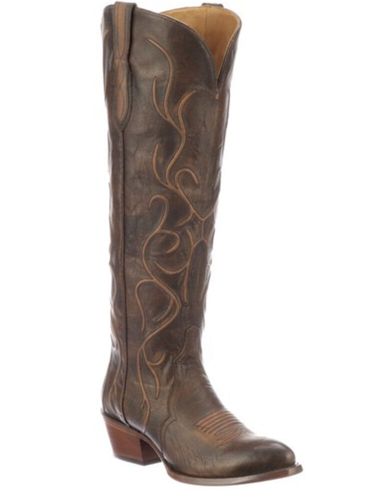 Lucchese Women's Peri Western Boots Round Toe Boot Barn
