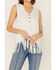Image #2 - Tasha Polizzi Women's Abby Fringe Tank Top, White, hi-res