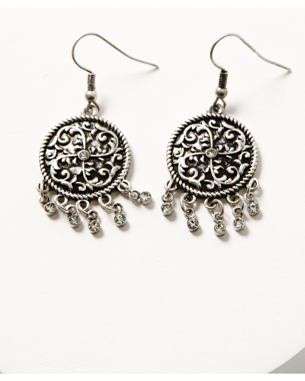 Image #3 - Shyanne Women's Rodeo Sunset Heart Earring Set - 5 Piece, Silver, hi-res