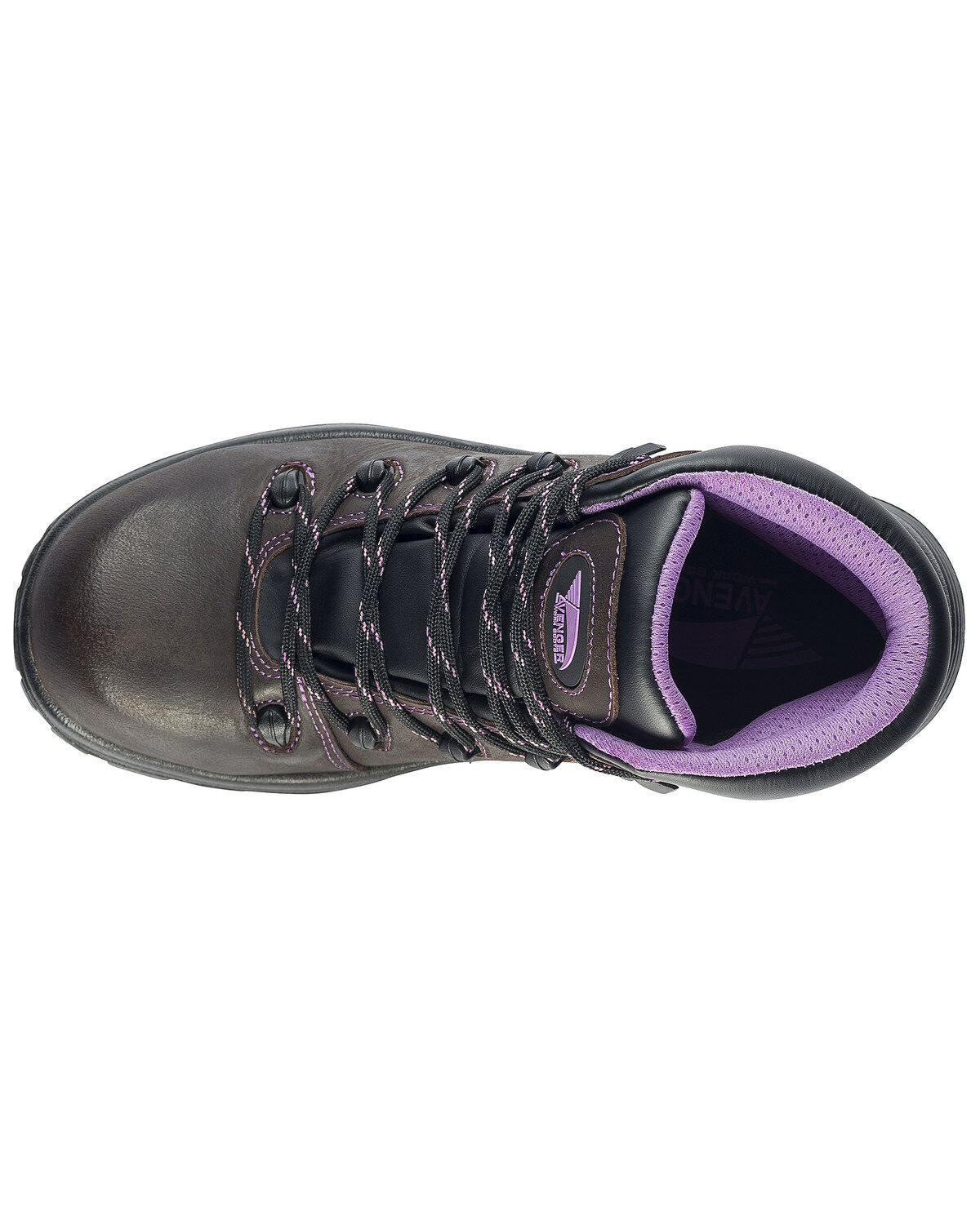 Image #5 - Avenger Women's Waterproof Hiker Boots - Composite Toe, Brown, hi-res