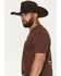 Image #3 - Ariat Men's Haters Club Short Sleeve Graphic T-Shirt, Brown, hi-res