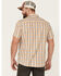 Image #4 - North River Men's Cozy Cotton Plaid Short Sleeve Button Down Western Shirt, Mustard, hi-res