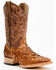 Image #1 - Cody James Men's Exotic Pirarucu Western Boots - Broad Square Toe , Caramel, hi-res