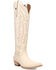 Image #1 - Dan Post Women's Heartland Tall Western Boots - Snip Toe, Ivory, hi-res