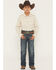 Image #1 - Rock & Roll Denim Boys' Medium Wash Bootcut Stretch Denim Jeans, Medium Wash, hi-res