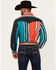 Image #4 - Wrangler Men's Vintage Brushpopper Striped Long Sleeve Snap Western Shirt, , hi-res