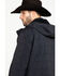 Cinch Men's Charcoal 3-In-1 Printed Softshell Bonded Jacket , , hi-res