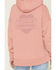 Image #4 - Carhartt Women's Oversized Midweight Graphic Work Hoodie, Rose, hi-res