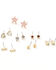Image #4 - Shyanne Women's Cow Print Earring Set - 24 Piece, Gold, hi-res