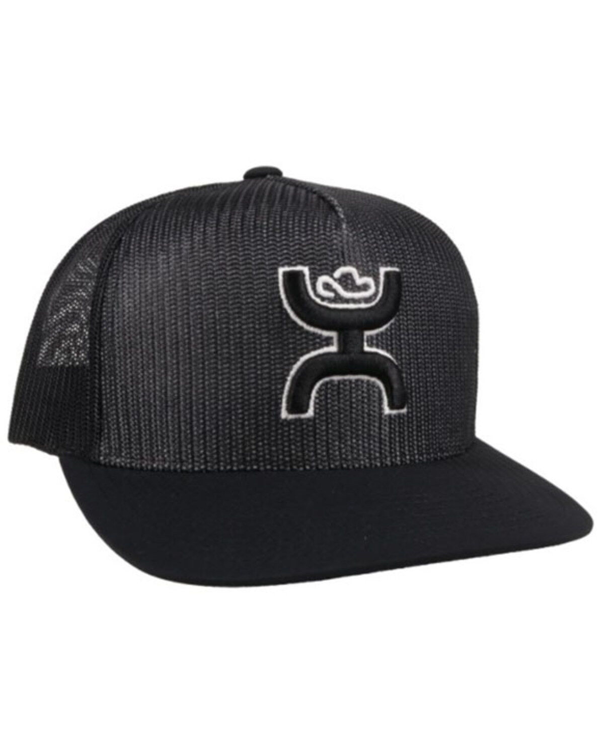Image #6 - Hooey Men's Baller Logo Mesh Trucker Cap, Black, hi-res