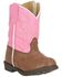 Image #1 - Smoky Mountain Toddler Girls' Hopalong Western Boots - Round Toe, Pink, hi-res