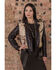 STS Ranchwear Women's Cow Print Leather Jacket, Brown, hi-res