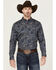 Image #1 - Cody James Men's Neverland Paisley Print Long Sleeve Button-Down Stretch Western Shirt - Tall, , hi-res