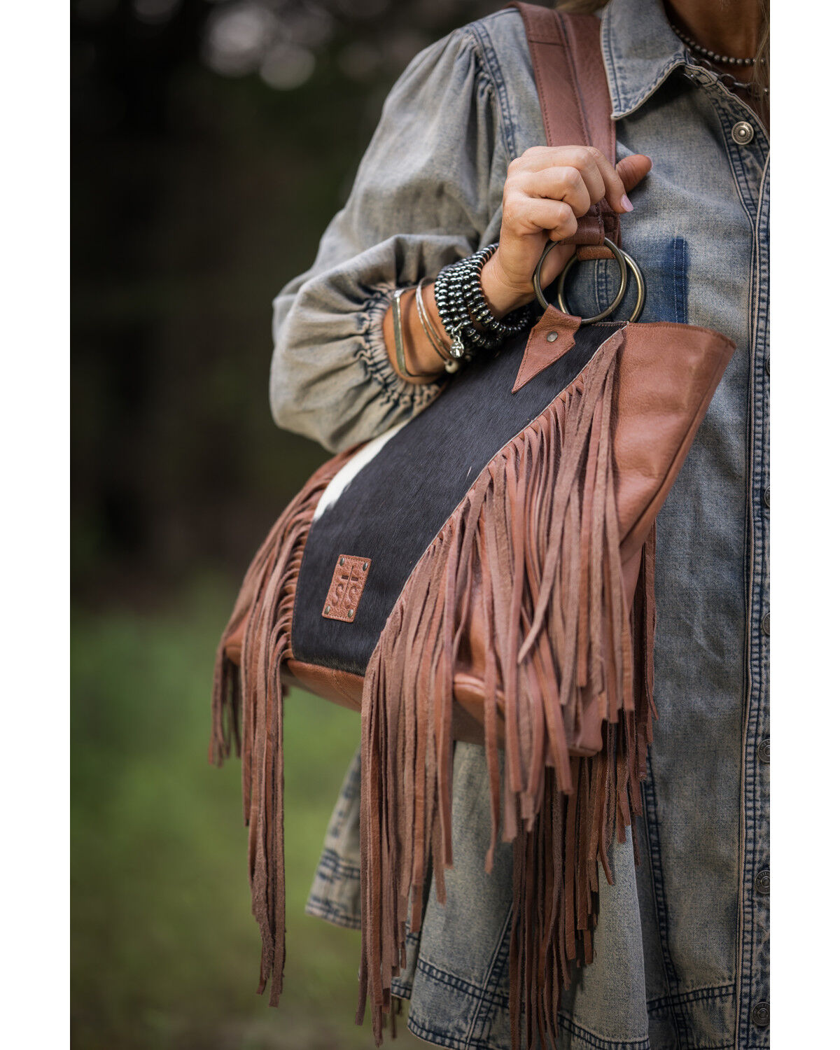 Image #5 - STS Ranchwear By Carroll Women's Indie Tote Bag, Brown, hi-res