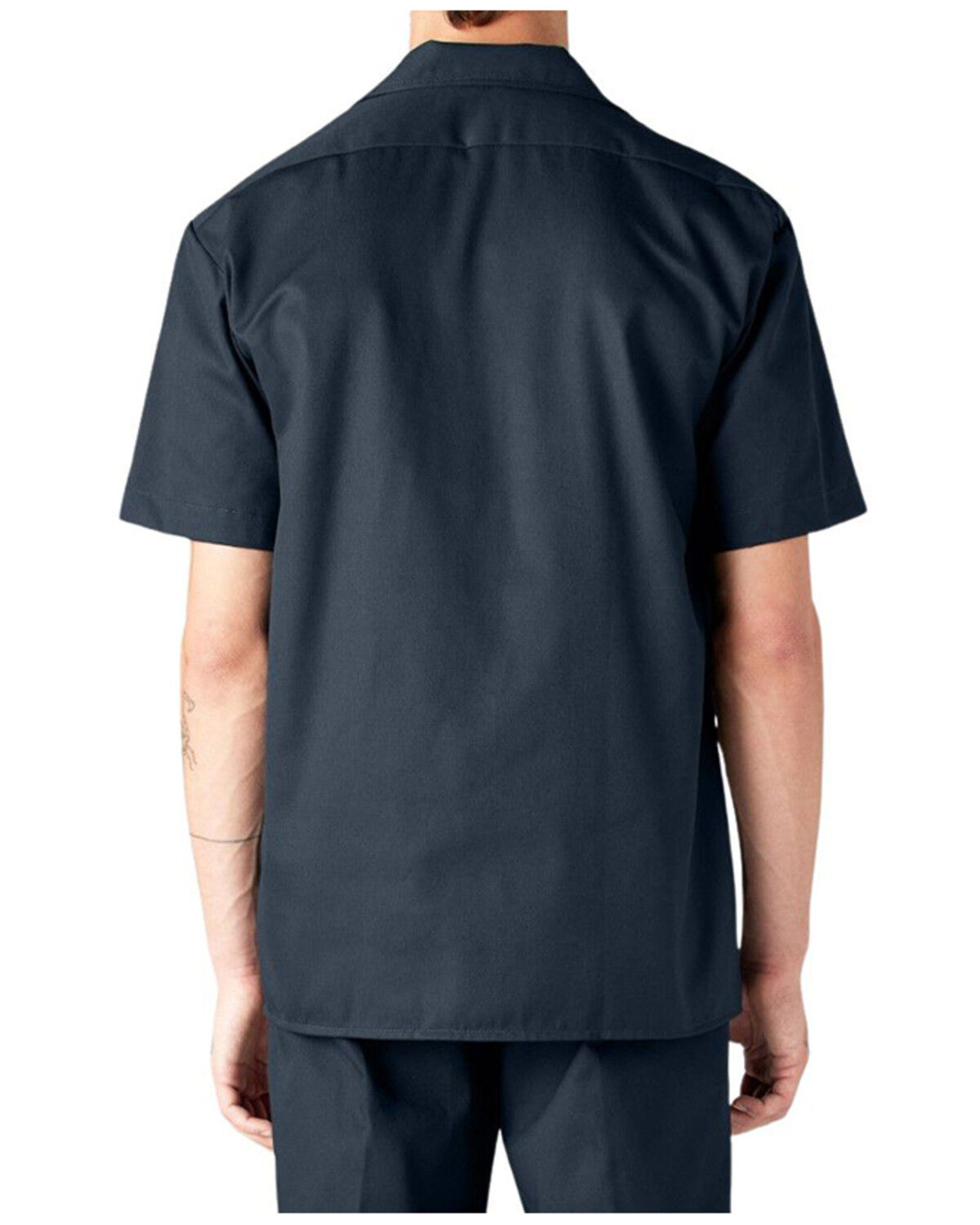 Image #2 - Dickies Men's Original Solid Short Sleeve Button-Down Work Shirt, No Color, hi-res