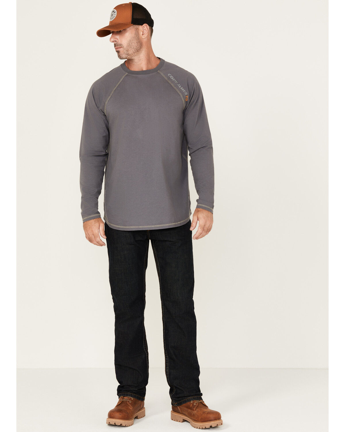 Image #1 - LAPCO Men's FR Low Rise Modern Denim Jeans, Dark Blue, hi-res