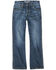 Image #2 - Wrangler Retro Little Boys' Whitley Slim Bootcut Stretch Denim Jeans, Blue, hi-res