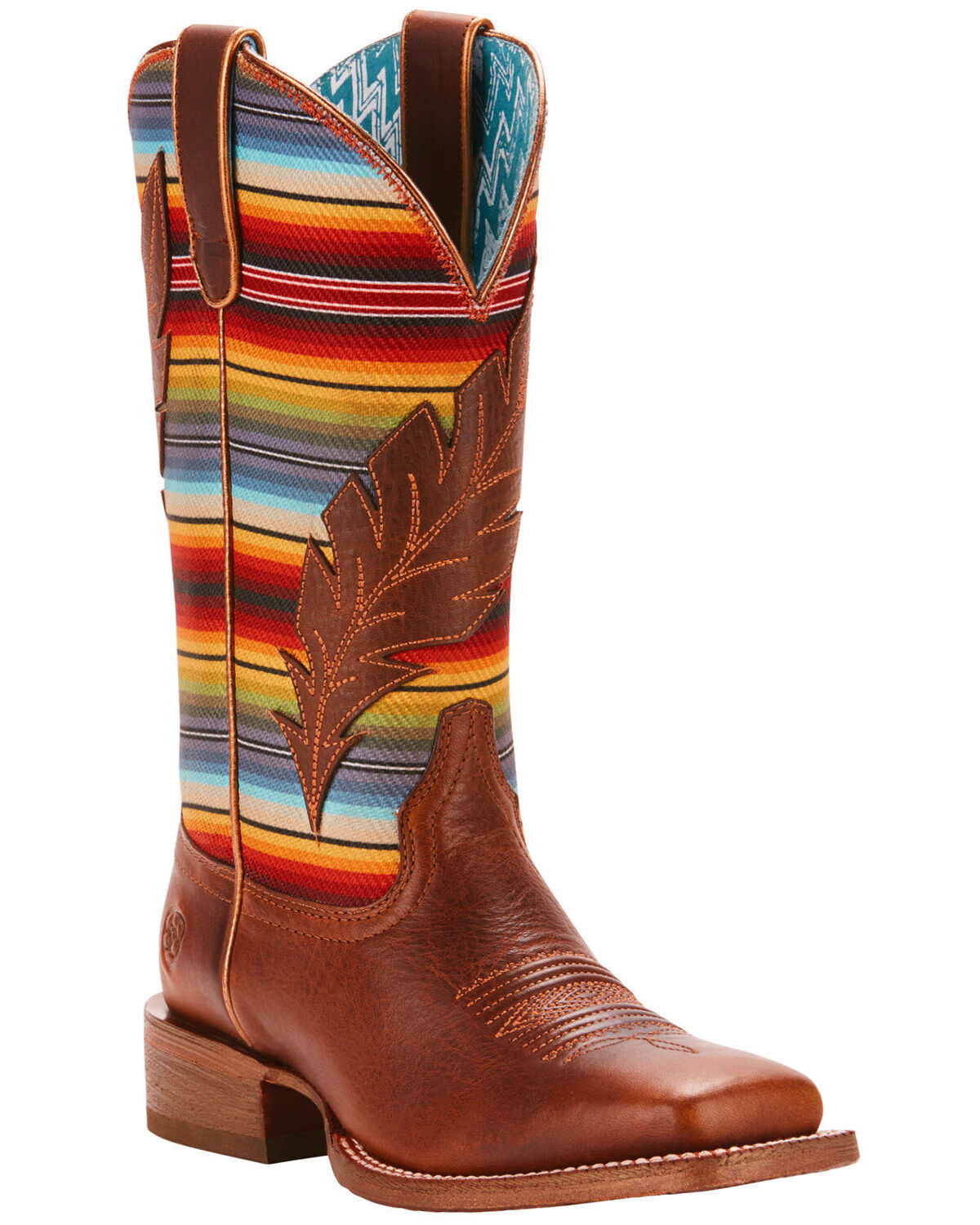 まとめ買いでお得 Cowgirl Feather Circuit Women's Ariat Boots Toe Square - 靴