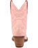 Image #5 - Dingo Women's Sweetheart Embroidered Booties - Round Toe, Pink, hi-res